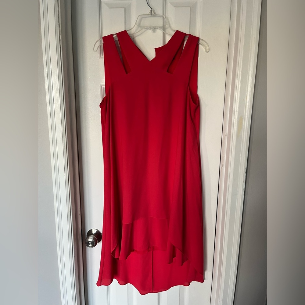 Pink flowy BCBG dress